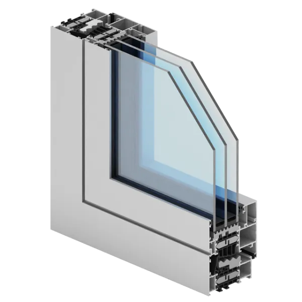 Aliplast Genesis 75 rendszer alumínium nyílászáró